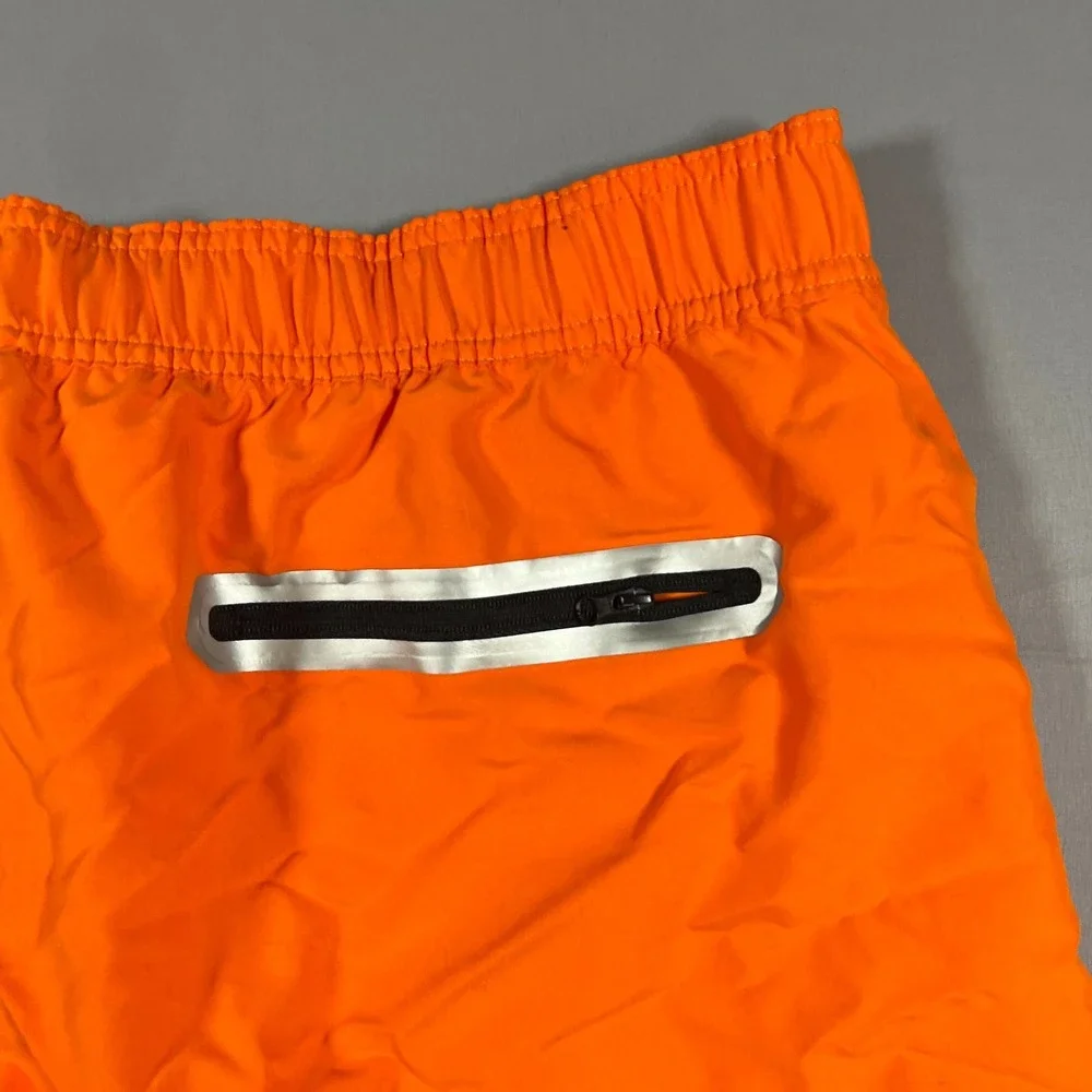 Aldrin Family Foundation Nasa Board Shorts Men XL Orange Mesh Quick Dry Swimwear